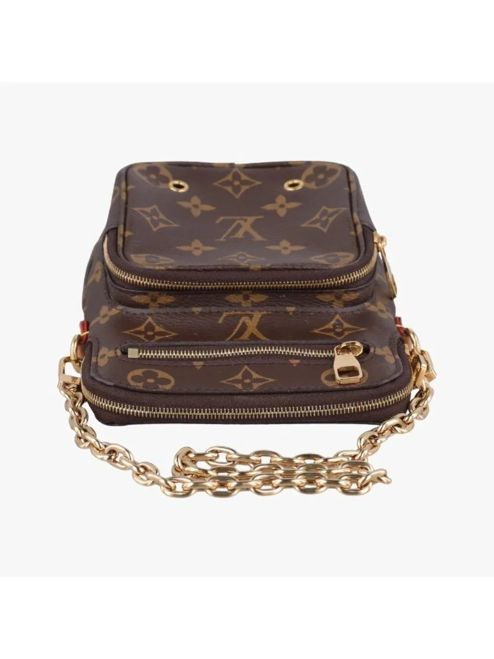 Louis Vuitton Utility Monogram Brown Canvas Shoulder Bag